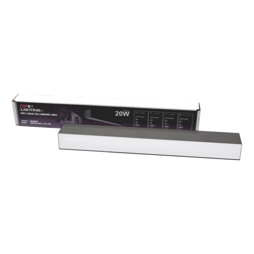 20W pilkas linijinis LED šviestuvas LIMAN100_Avarinis